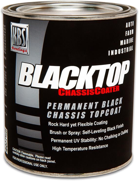 KBS Coatings 8312 フラットブラックトップシャーシペイント - 1パイント