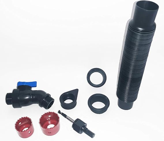 RainBarrel Linking Kit for Linking Two rain Barrels Together