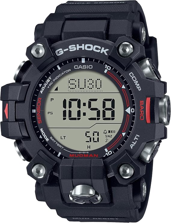Casio G-Shock Watch Authentic Domestic Product MUDMAN Classic Color, Black, 1 piece