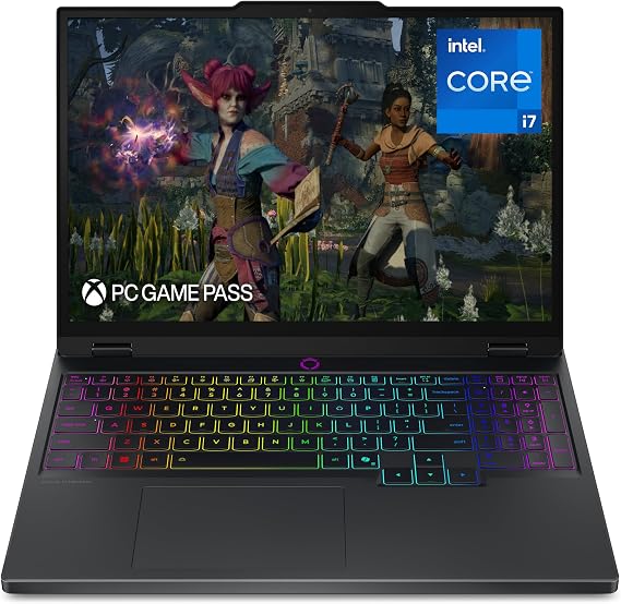 Lenovo Legion 5i Gaming Laptop - Intel CoreTM i7-14700HX - 15" 2.5K WQXGA PureSight OLED Display165Hz Refresh RateNVIDIA GeForce RTXTM 5070 16 GB Memory 1 TB Storage 3 Months of PC GamePass