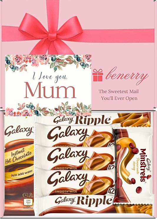 Benerry Mother’s Day Chocolate Gift Box – Galaxy Selection with Mum Card