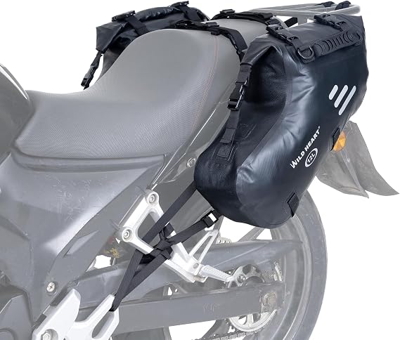 WILD HEART Motorcycle Saddlebags Waterproof 24L 36L 50L Motorcycles Side Saddlebags Pannier Bag Trunk Motorcycle Accessory