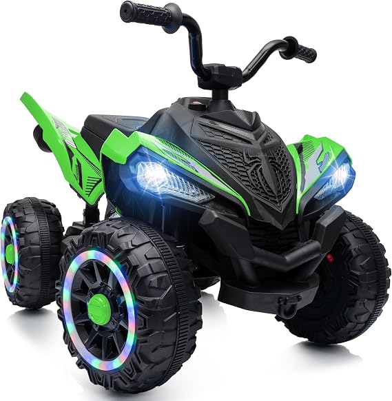 Hikiddo Spider Kids ATV 4 Wheeler, 24V Electric ATV Ride On Toy for Kid 3-6