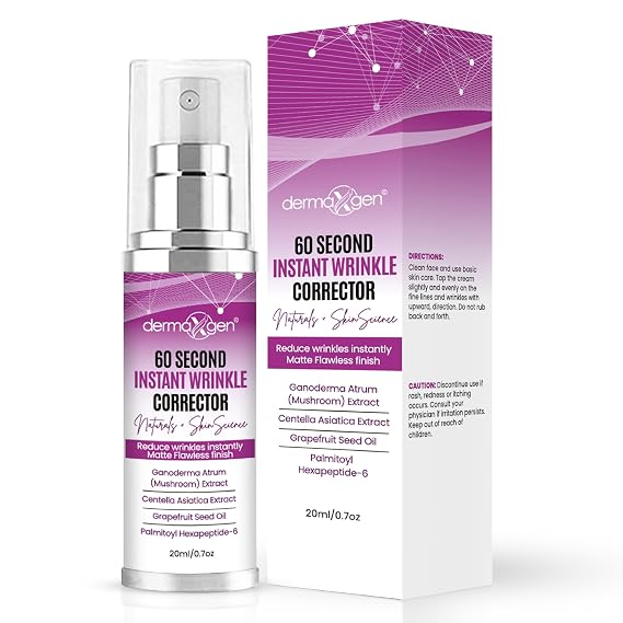 Instant Face Lift & Wrinkle Remover: Age-Defying Organic Peptide Spray, Skin Tightening (0.7 fl Oz/20ml)