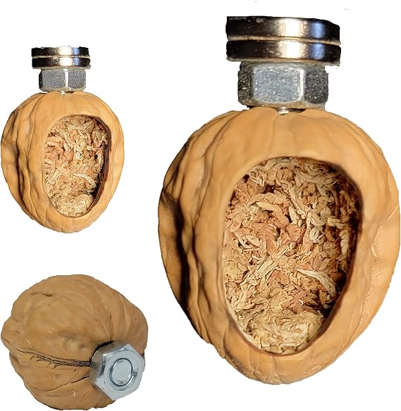 Walnut Hide | Jumping Spider Hide | Anti Fall Mechanism | Jumping Spider Accesories
