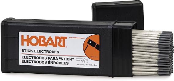Hobart 7018 Stick Welding Electrode 3/32 in, 10 lb, Carbon Steel