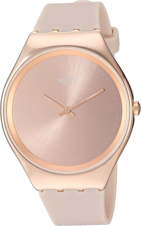 Swatch Skin Irony Unisex Watch Casual Polymer Pink Quartz Waterproof Skinrosee