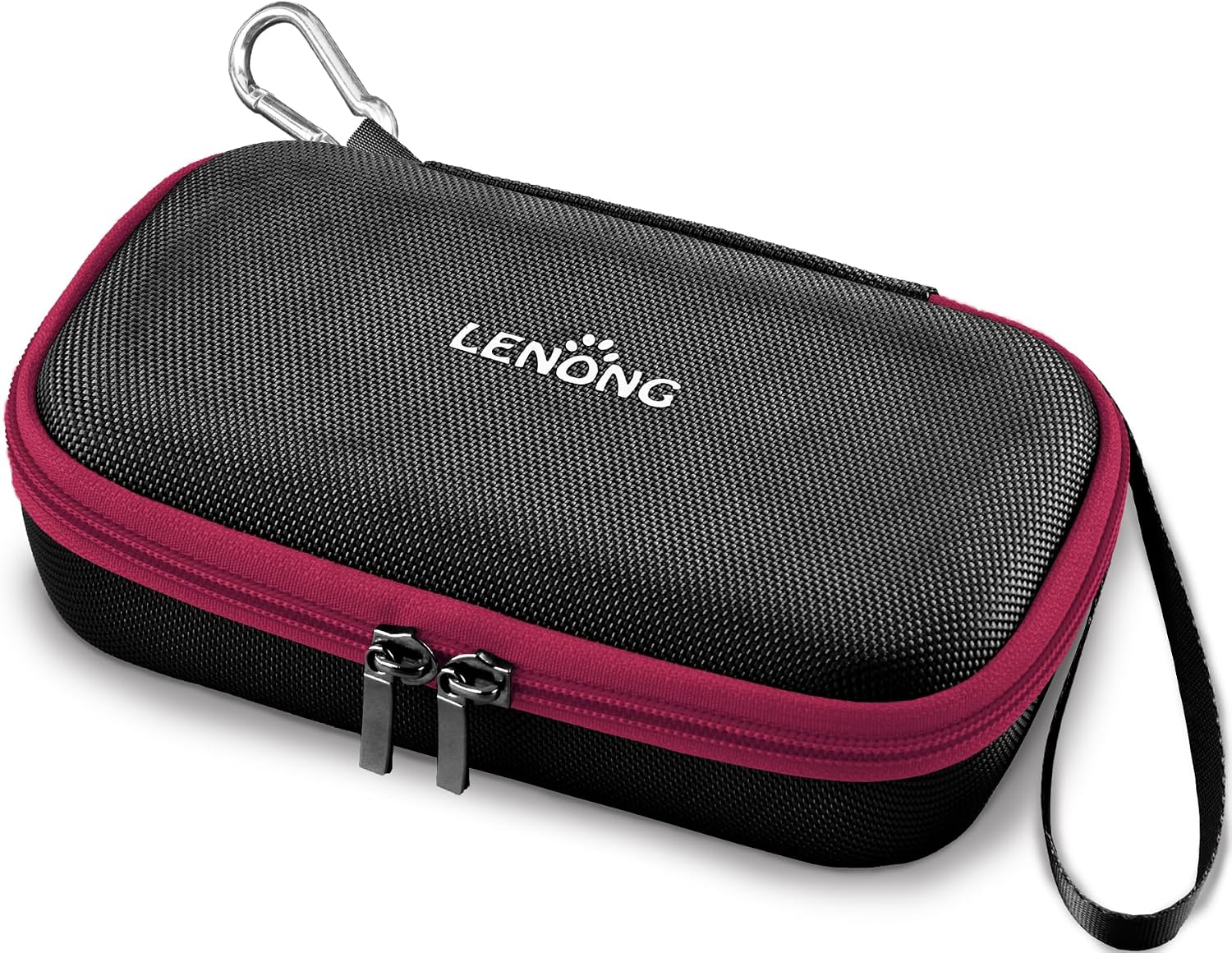 LENONG Small Hard Case Portable Protection Universal Accessories Carrying Bag for Nail Grinders, Shaver, Cell Phone, Earphone, Power Bank, Charger, Cable, Key - Mesh Inner Pocket