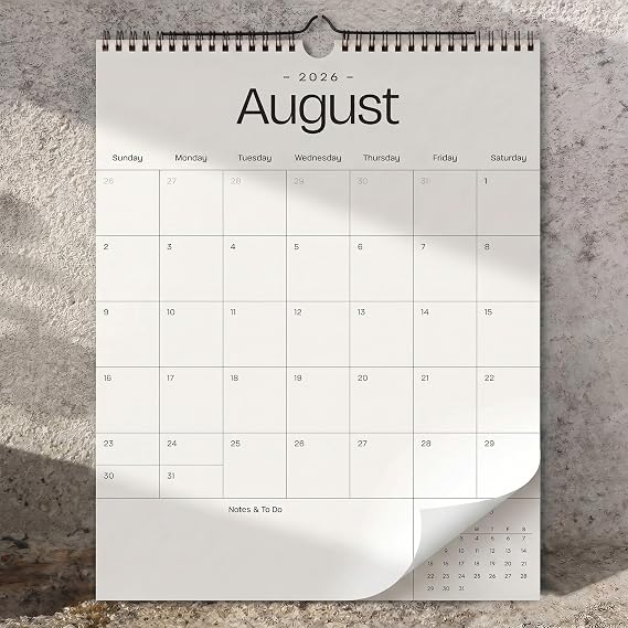 Beautiful 2026 Wall Calendar - Runs from January 2026 until July 2027