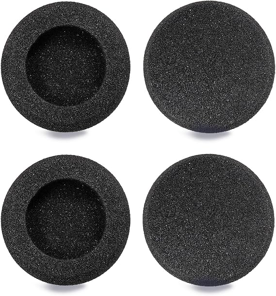 Replacement Ear Pads for Jabra & Plantronics Headset, 4 Pack