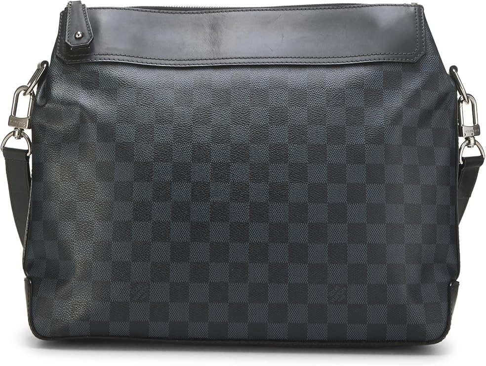 Pre-loved Damier Cobalt Greenwich Messenger, Blue