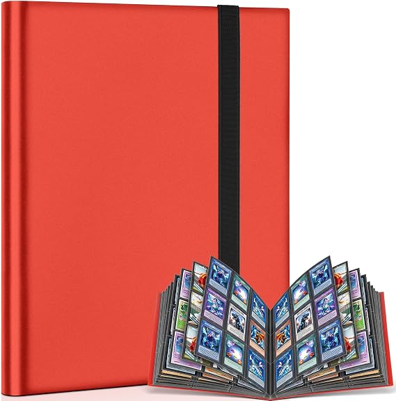 9 Pocket Trading Card Binder, 360 Pockets Collectible Trading Card Album