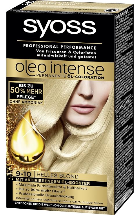 Syoss Oleo Intense Coloration 9-10 helles Blond 115 ml
