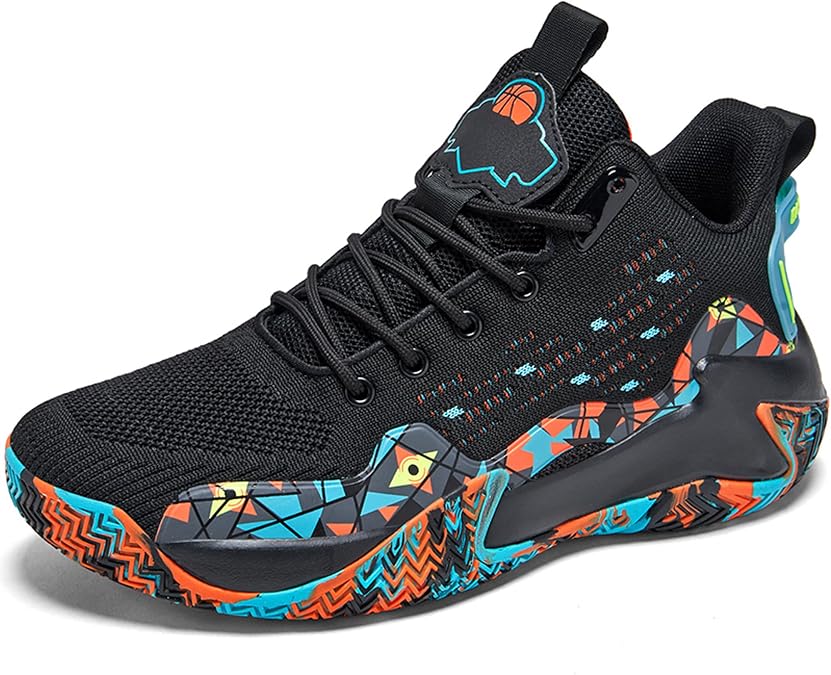 Men's Sneakers, Sport Shoes for Basketball, Running, WalkingMesh Basketball Shoes,High Top Basketball Shoes,EVA Sole Slip Resistant Basketball Shoes,Street Basketball Shoes,Combat Basketball Shoes