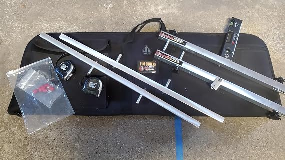 QuickTrick *Improved Design* 4th Gen Portable Wheel Alignment Kit (17-22" Wheels)