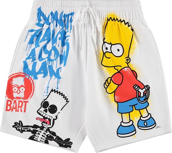 The Simpsons Bart Simpson, Simpsons Men's Lounge Pants/Boxer Shorts Officially Licensed Soft Comfortable Fit | Fun Character Design