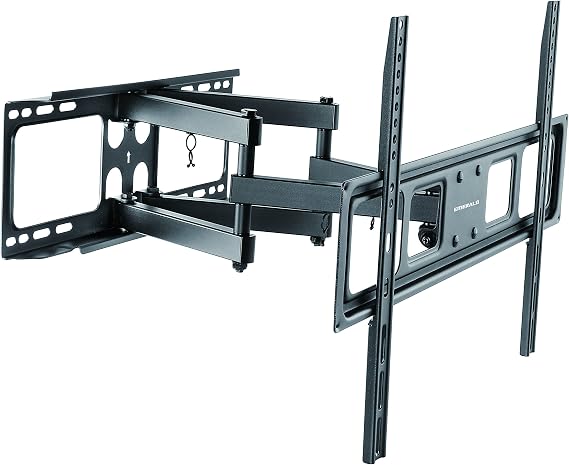 Emerald Full Motion TV Wall Mount Bracket for 3785 TVs Extra Extension, Swivel & Tilt, Heavy-Duty Steel Universal Mount for All TV Brands