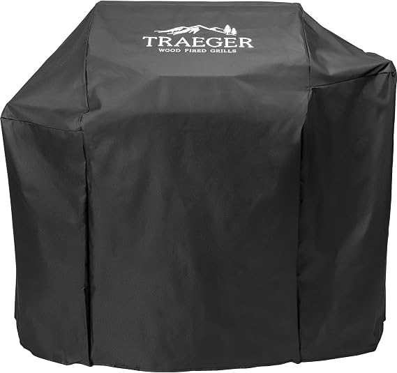 Traeger Silverton 620 FullLength Grill Cover, HeavyDuty WeatherResistant Outdoor BBQ Cover, Custom Fit Protection for Traeger Silverton 620 Pellet Grills