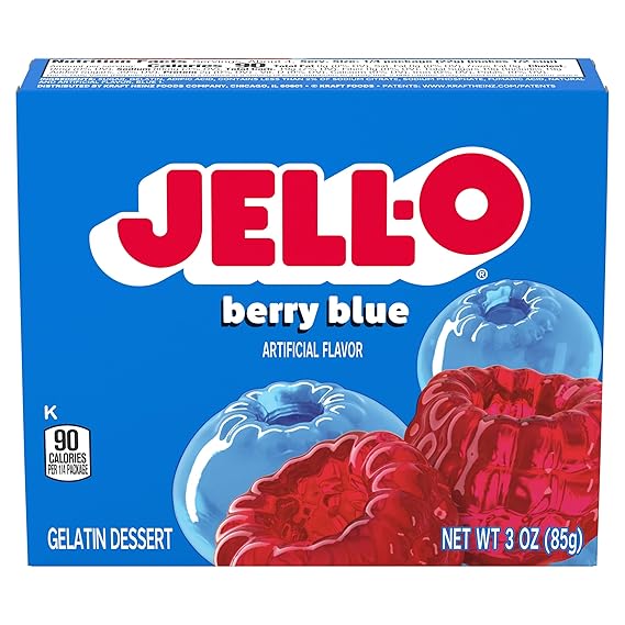 Jell-O Berry Blue Gelatin - 4 Pack