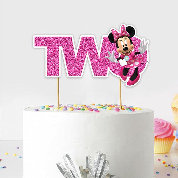 Seyal Mine Mouse Two Cake Topper