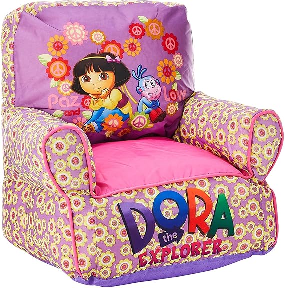 Nickelodeon Dora the Explorer Bean Bag Sofa Chair, Purple