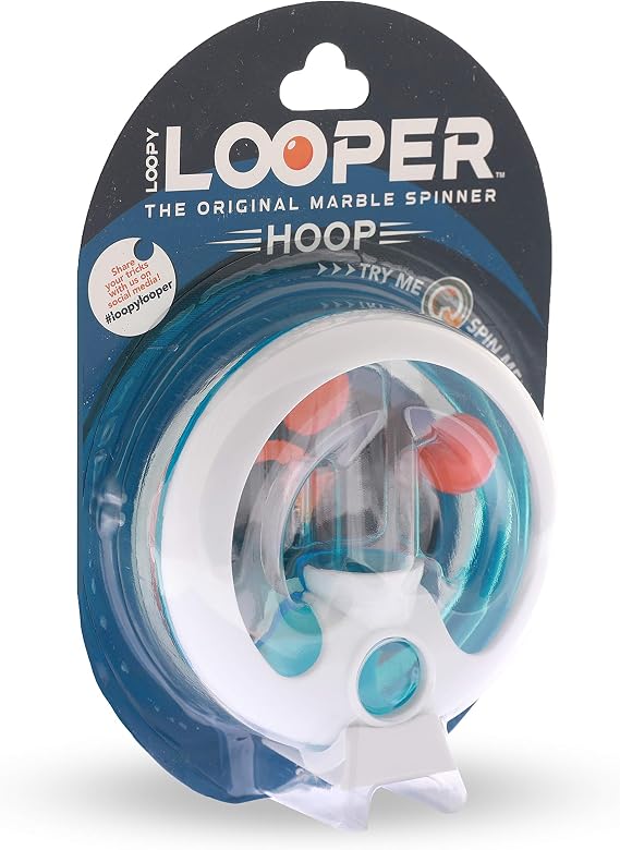 Loopy Looper Hoop- The Original Marble Spinner- Skill Fidget- for Kids Ages 8 Years and Up