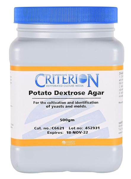 Hardy Diagnostics C6621 Criterion Potato Dextrose Agar Dehydrated Culture