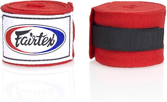 1 çift New Fairtex Muay Thai – elastik pamuk Boxbandagen HW2 457,2 cm tam uzunluk Hand sargı için tüm spor Muay Thai Kick Boks MMA K1 Karate Judo Kung Fu Back Mavi Kırmızı Beyaz Renk seçenekleri çamaşır suyu Mor Pembe Kırmızı