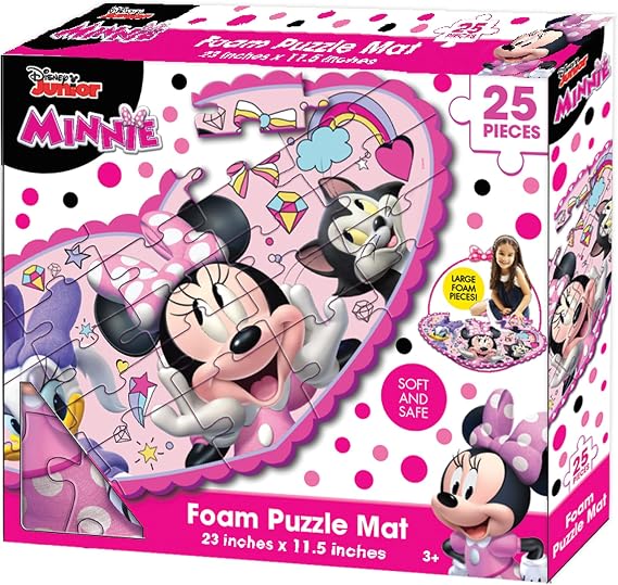 Minnie Mouse Foam Puzzle Floor Mat - 25 Pieces