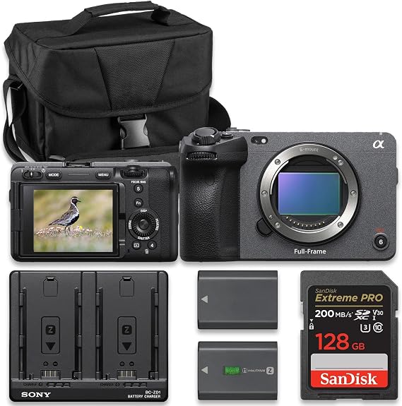 Sony Alpha FX3 | ILME-FX3A | Full-Frame Cinema Line Camera, Gray/Black (Value Bundle)