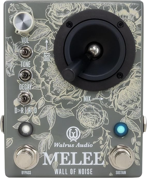 Walrus Audio Melee: Wall of Noise Distortion/Reverb Pedal - Floral Series 2024