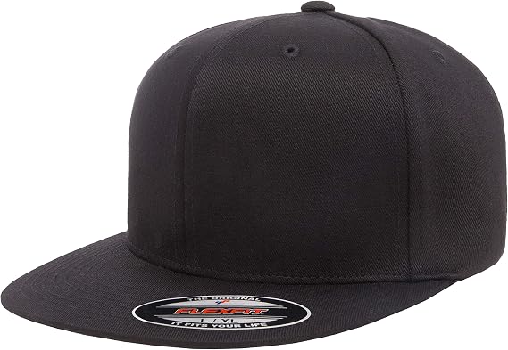 Flexfit Men's On Field Pro-Baseball Cap, Black, Large-X-Large