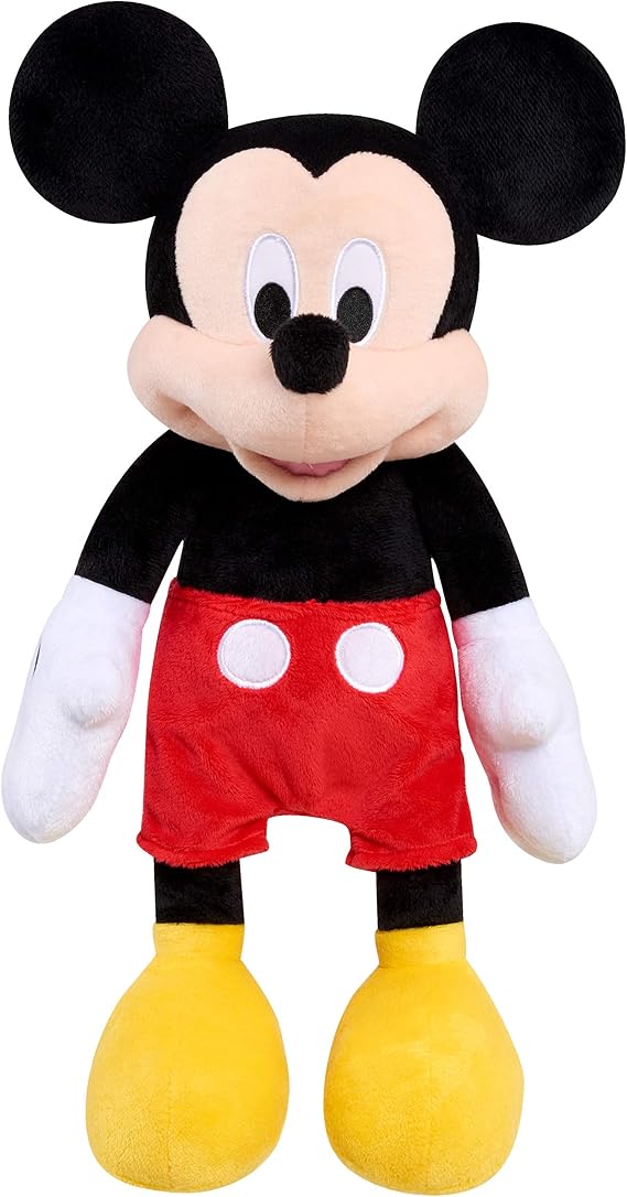 Disney Junior Mickey Mouse Large Plush Mickey Mouse, Officially Licensed Kids Toys for Ages 2 Up by Just Play