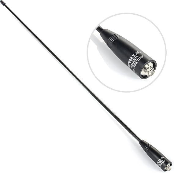 Authentic Genuine Nagoya NA-320A Triband HT Antenna 2M-1.25M-70CM (144-220-440Mhz) Antenna SMA-Female for BTECH and BaoFeng Radios