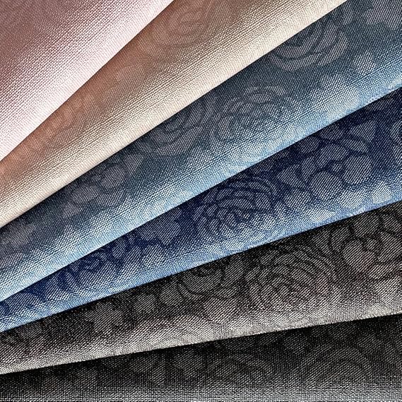 HYANG Imitation Leather Synthetic Denim Jeans Faux Leather Fabric Sheets Vintage Vegan Leather for Hair Bows Purse Earrings DIY Crafts (9602-Y1)