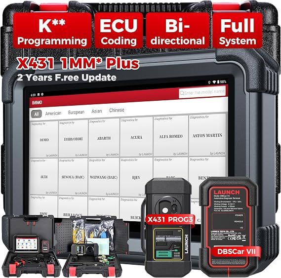 LAUNCH X431 IMMO Plus Key Fob Programming Tool with X431 PROG3 Valued ￡800