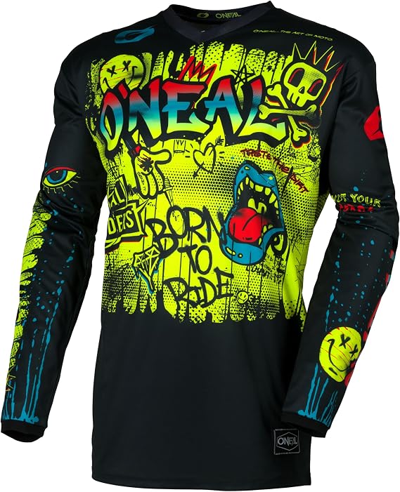 O'NEAL Element Jersey Youth Rancid Black/Neon Medium