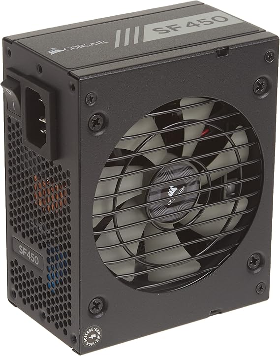 Corsair SF Series, SF450, 450 Watt, SFX, 80+ Gold Certified, Fully Modular Power Supply