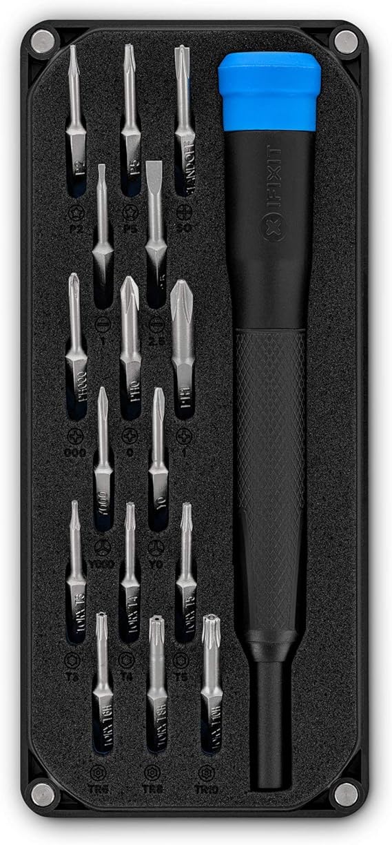 iFixit Minnow Precision Bit Set (4mm) Portable Repair Kit for Mobile Phone Laptop Glasses Watch Jewelry Kids Toys Workshop