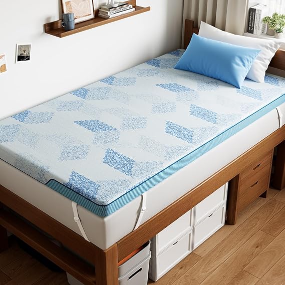 PERLECARE 3 Inch Twin XL Mattress Topper Medium Firm