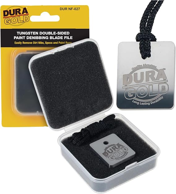 Dura-Gold Tungsten Denibbing Blade File Tool - Double-Sided Carbide Steel