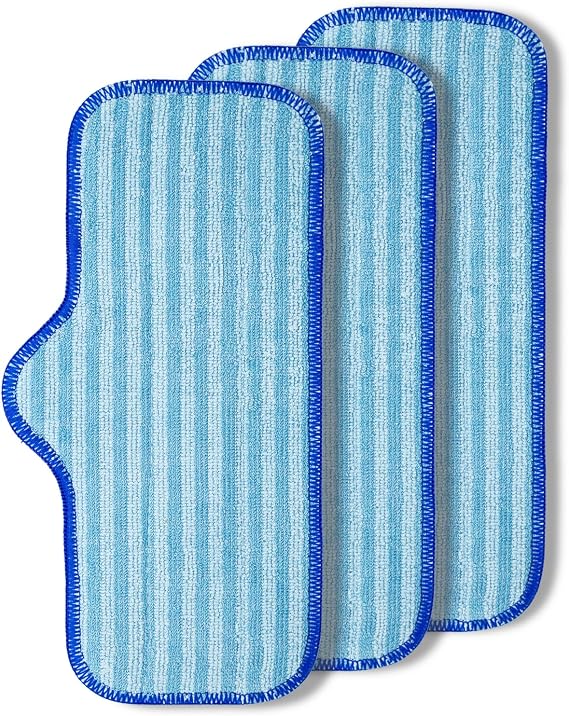 3 Pack Steam Mop Pads Compatible with Dupray Steam Cleaner