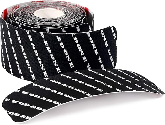 WOD&DONE 3 Pre-Cut Thumb Protection Tape Rolls -Over 30ft Compared to Other Rolls- of 32pcs 6in x 2in Strips -Before Stretched - for Functional Fitness Hook Grip Olympic Weightlifting Gymnastics