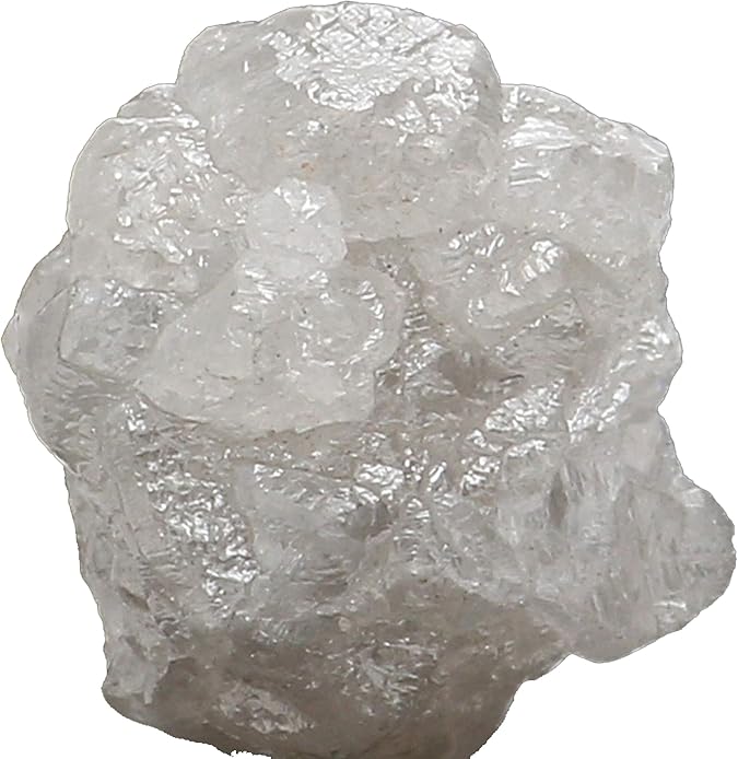 Natural Loose Diamond Raw Rough Silver Gray I3 Clarity 1 Pcs 1/2+ Carats Q94