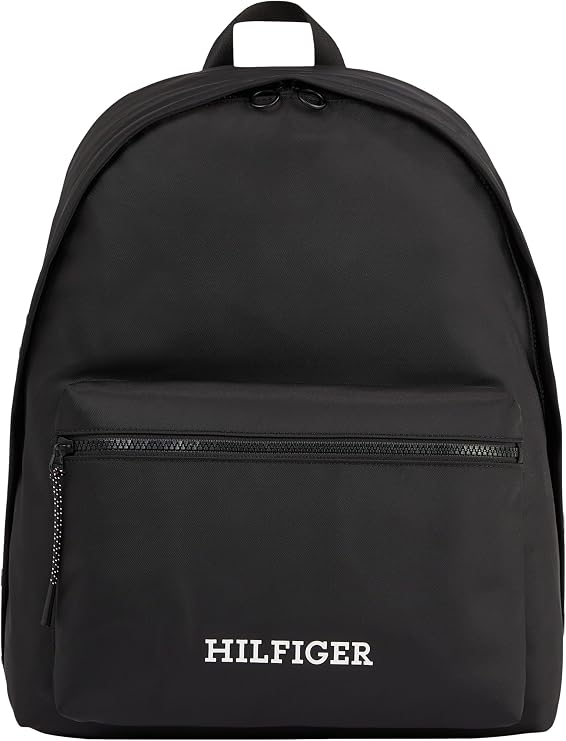 Tommy Hilfiger Men Backpack Monotype Dome Hand Luggage, Multicolor (Black), One Size