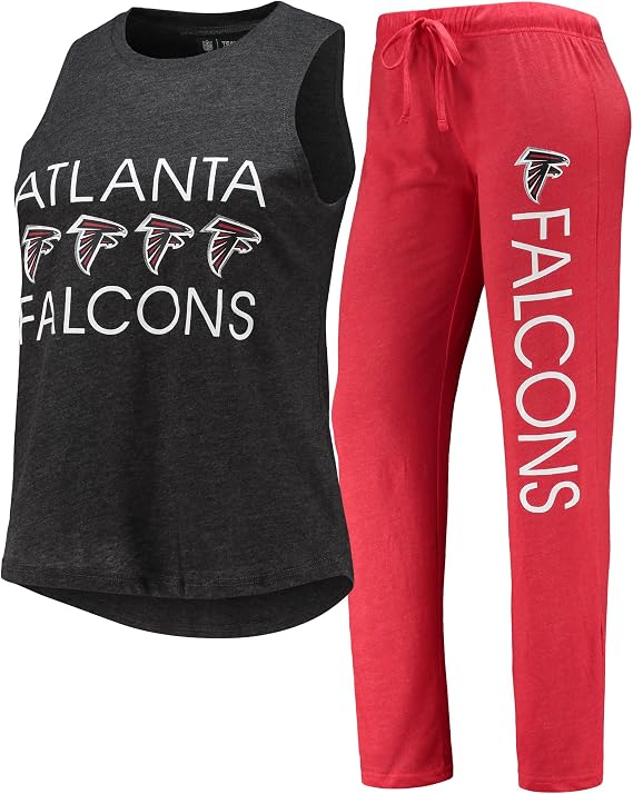 Concepts Sport Women's NFL NFL Officially Licensed Bedwear - Shirt & Pants Sleep Set - All 32 Teams
