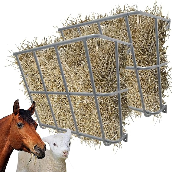 2Pcs Hay Feeder Goat 20 Gallon
