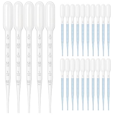 Transfer Pipettes 3ml 500pcs - Disposable Plastic Droppers for Oils Crafts and Liquids Precise Measuring Tools for Lab Essential Oils DIY Projects and Scientific Experiments