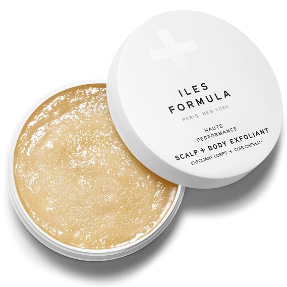 Iles Formula Scalp + Body Exfoliant: Vitamin E & Kiwi, Removes Buildup