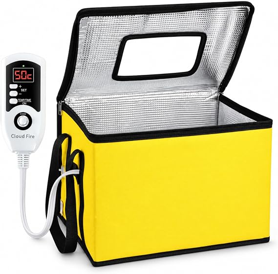 Cloud Fire Bread Proofing Box with Heater 40 x 26 x 30 cm 32 L